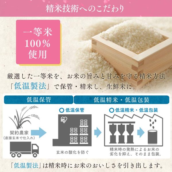 アイリスオーヤマ 【精米】低温製法米 白米 秋田県産 あきたこまち 2kg チャック付き 令和6年産 - 画像 (3)