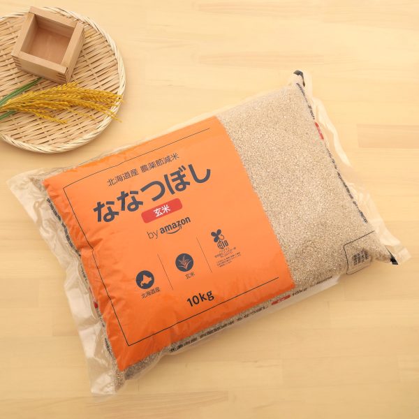 by Amazon 玄米 北海道産 農薬節減米ななつぼし 10kg (Happy Belly) 令和6年産 - 画像 (2)